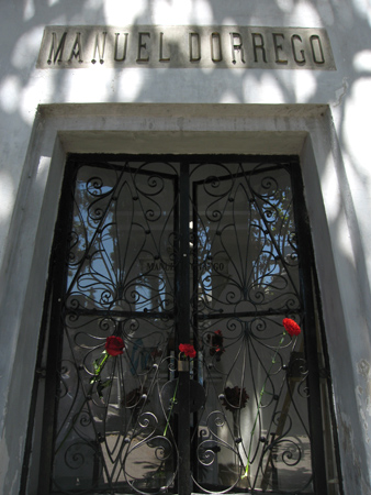 Recoleta Cemetery, Buenos Aires, Manuel Dorrego