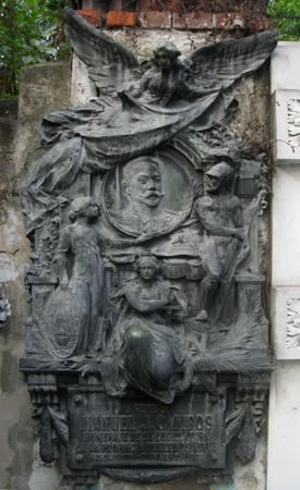 Buenos Aires, Recoleta Cemetery, Manuel J. Campos