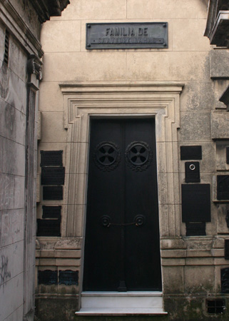 Recoleta Cemetery, Buenos Aires, Saavedra Lamas