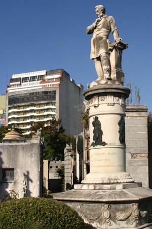 Recoleta Cemetery, Buenos Aires, Valentín Alsina