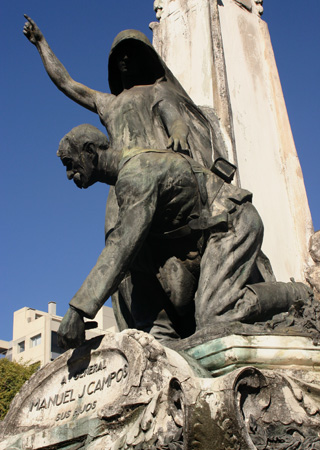 Buenos Aires, Recoleta Cemetery, Manuel J. Campos, José Llaneces