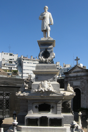 Recoleta Cemetery, Buenos Aires, Juan Bautista Alberdi