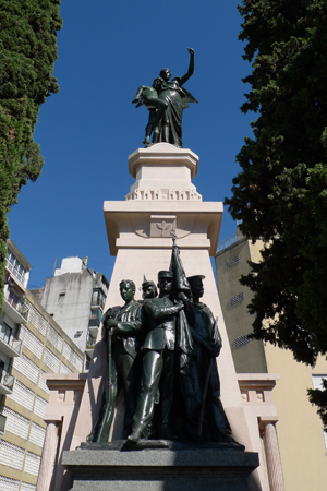 Recoleta Cemetery, Buenos Aires, Caídos en la Revolución del 1890