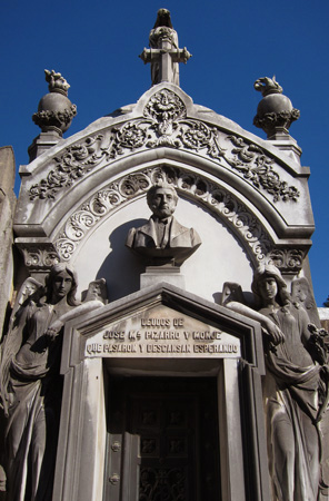 Recoleta Cemetery, Buenos Aires, José María Pizarro y Monje