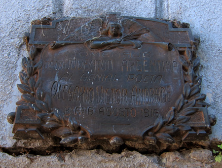 Buenos Aires, Recoleta Cemetery, Olegario Víctor Andrade