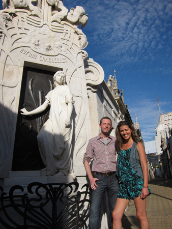 Recoleta Cemetery, Buenos Aires, Robert Wright, Judith from Globe Trekker