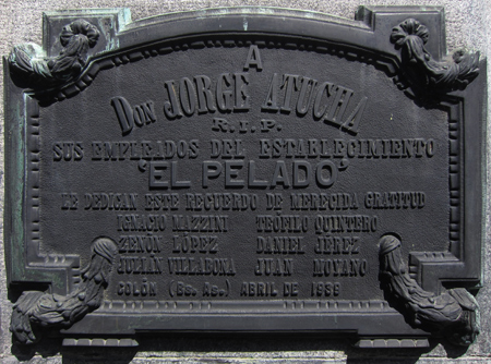 Recoleta Cemetery, Buenos Aires, Familias de Atucha y Sarasa