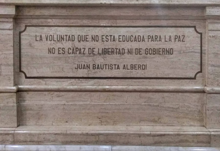 Helena Sálico, Juan Bautista Alberdi, Tucumán, casa de gobierno
