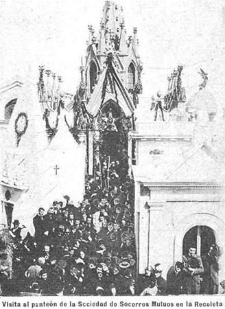 Recoleta Cemetery, Buenos Aires, Panteón de la Asociación Española de Socorros Mutuos