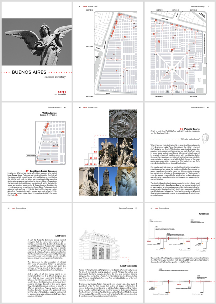 AfterLife, Recoleta Cemetery, PDF guidebook