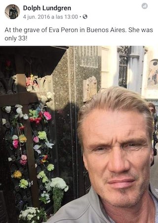 Buenos Aires, Recoleta Cemetery, Dolph Lundgren