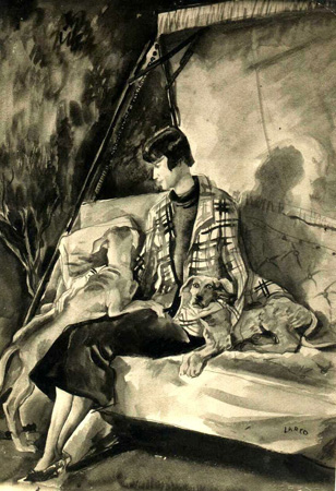 Recoleta Cemetery, Buenos Aires, Jorge Larco, María Luisa en el sur, 1931