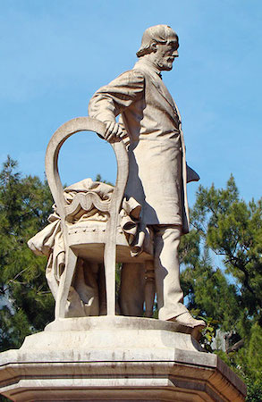 Buenos Aires, Plaza Roma, Giuseppe Mazzini, Giulio Monteverde