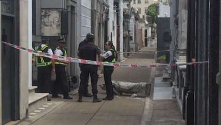 Buenos Aires, Recoleta Cemetery, Pedro de Anchorena, acidente