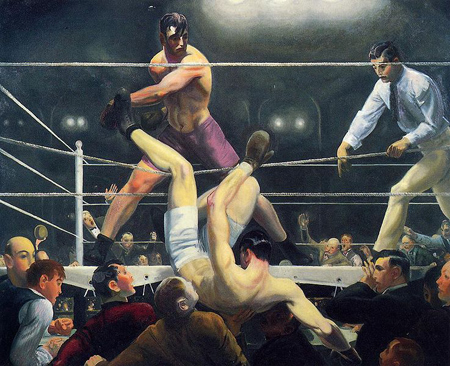George Bellows, Dempsey and Firpo, 1924