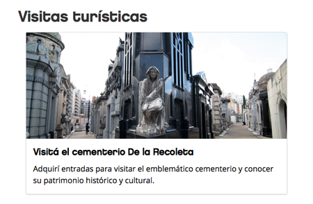 Buenos Aires, Recoleta Cemetery, entrance fee