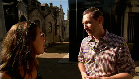 Recoleta Cemetery, Buenos Aires, Globe Trekker appearance, Robert Wright