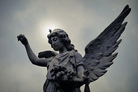 Recoleta Cemetery, Buenos Aires, angel