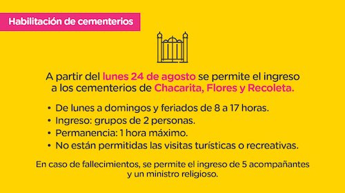 Recoleta Cemetery, Buenos Aires, announcement, reopening